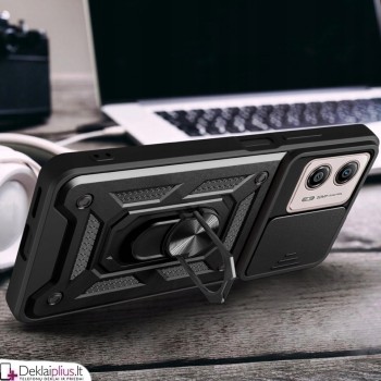 5in1 smūgiams atsparus dėklas su žiedu ir kameros apsauga (Motorola Moto G53)